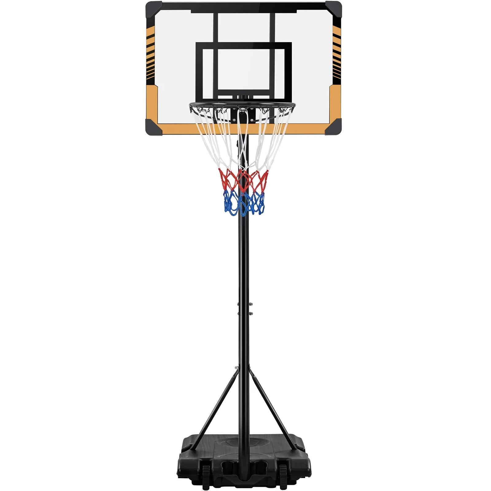 PORTABLE ADJUSTABLE HEIGHT BASKETBALL SET