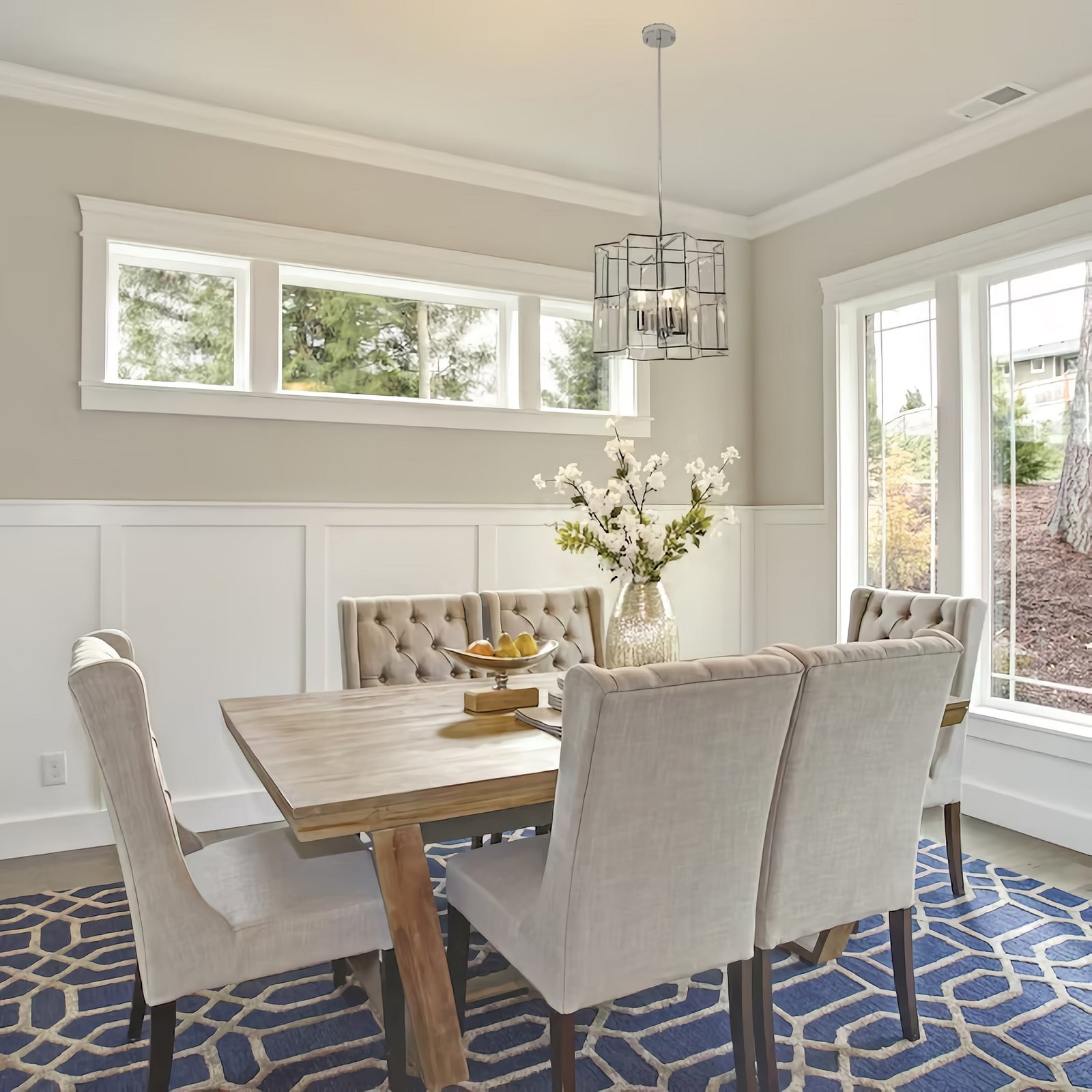 4-LIGHT CHANDELIER,DINING ROOM