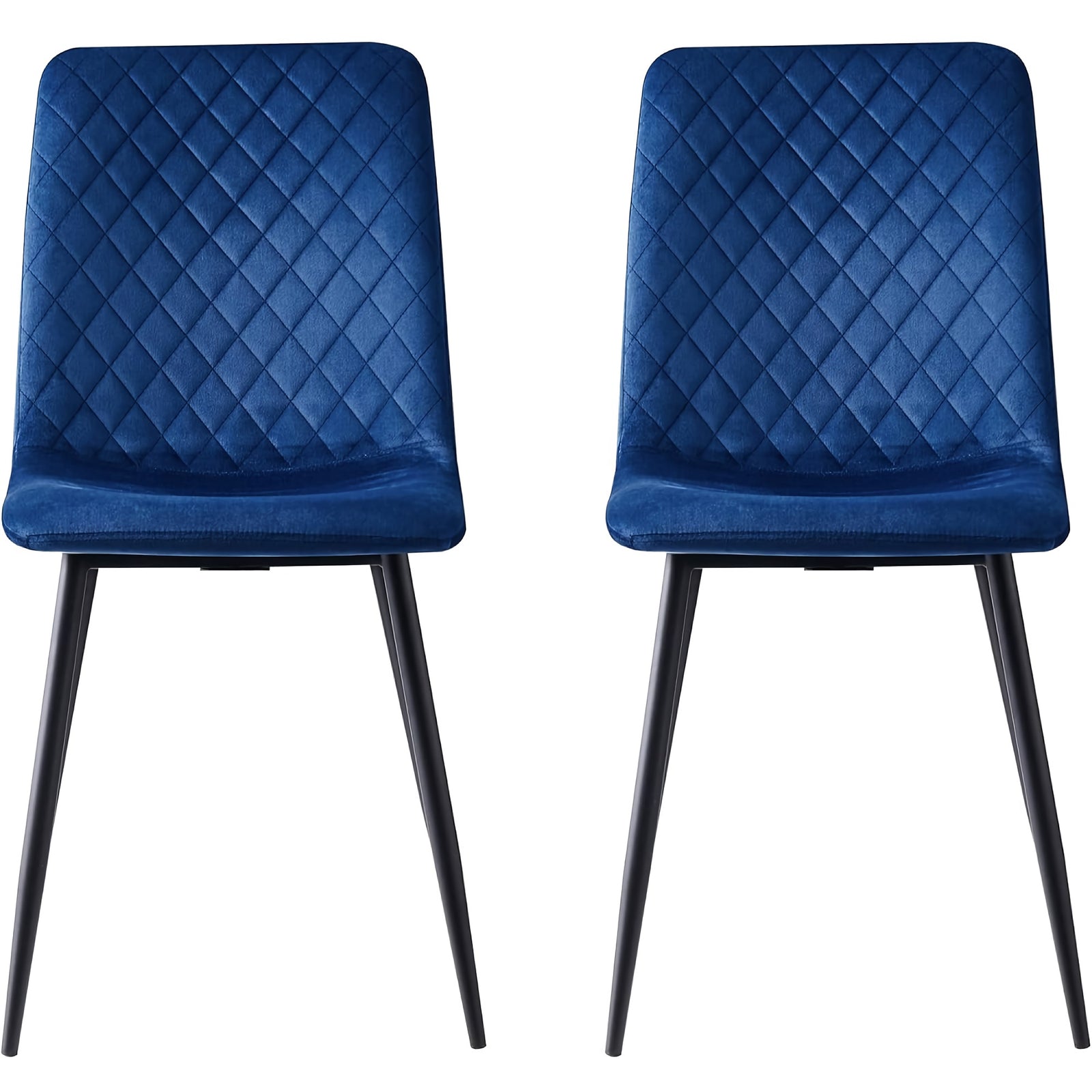 4 SET VELVET DINING CHAIRS SET