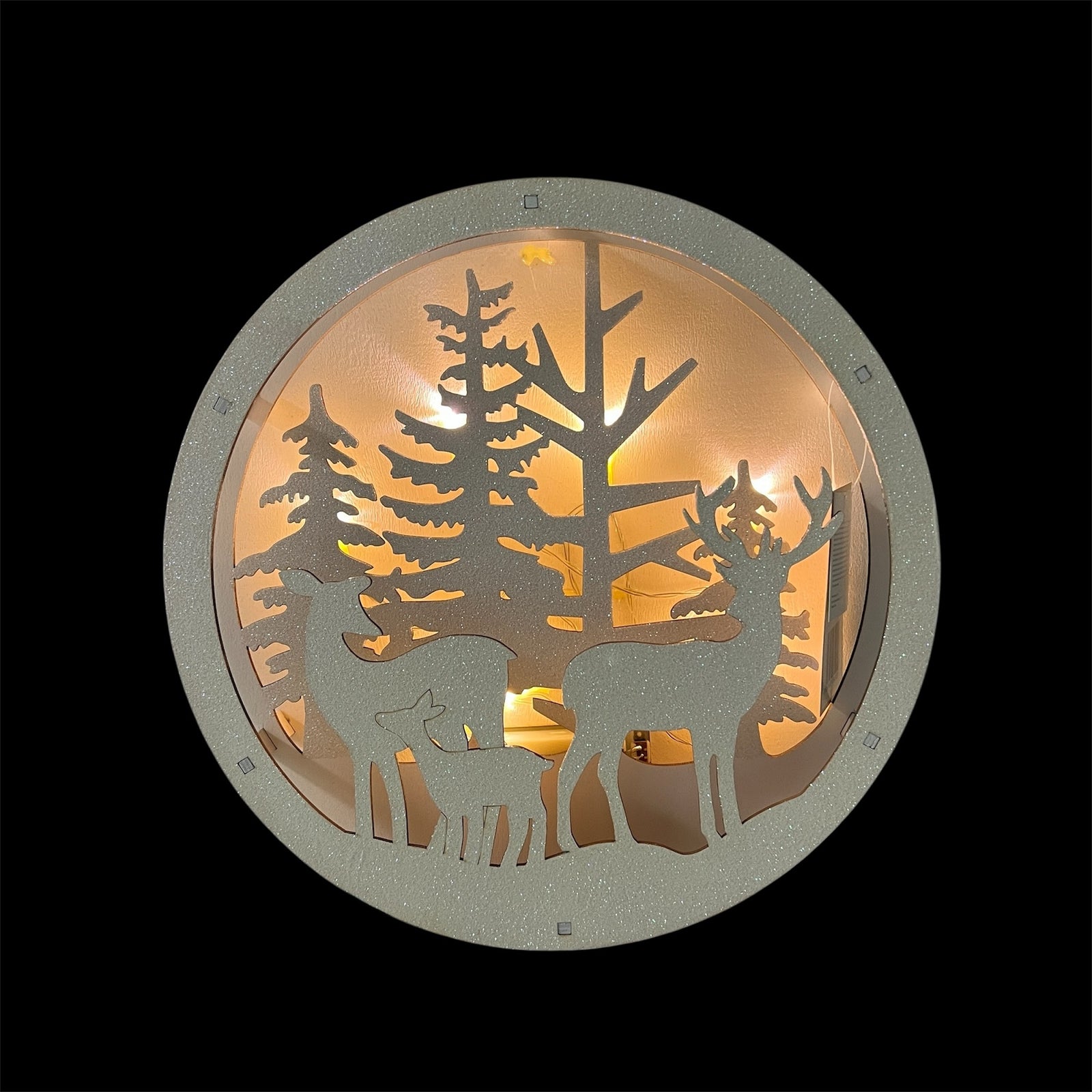 2PCS LED SPARKLE SCENE