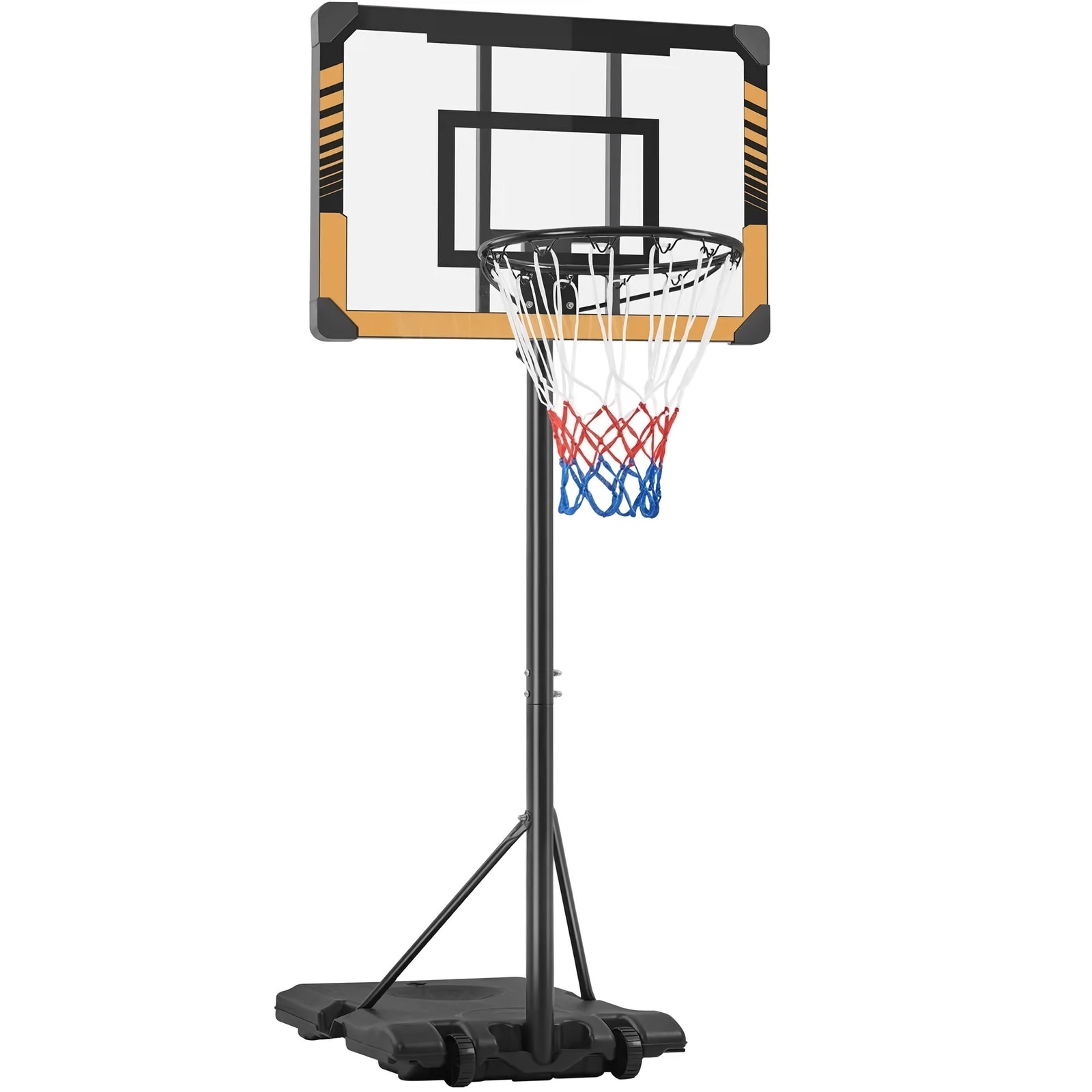 PORTABLE ADJUSTABLE HEIGHT BASKETBALL SET