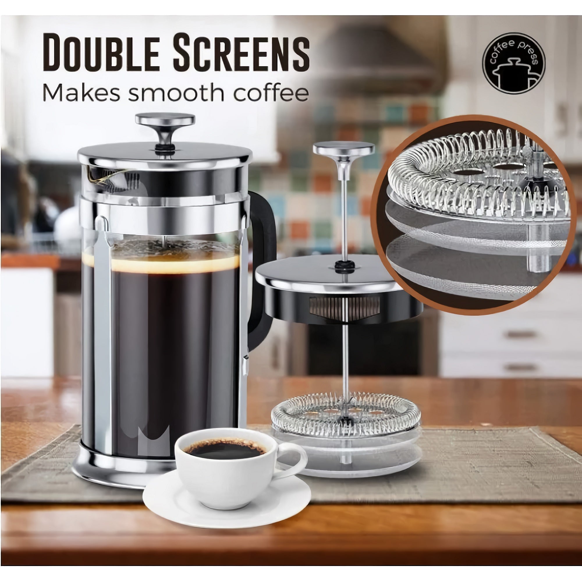 STEEL COFFEE MAKER (12 CUP)