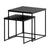 SET OF NESTING TABLES BLACK OAK