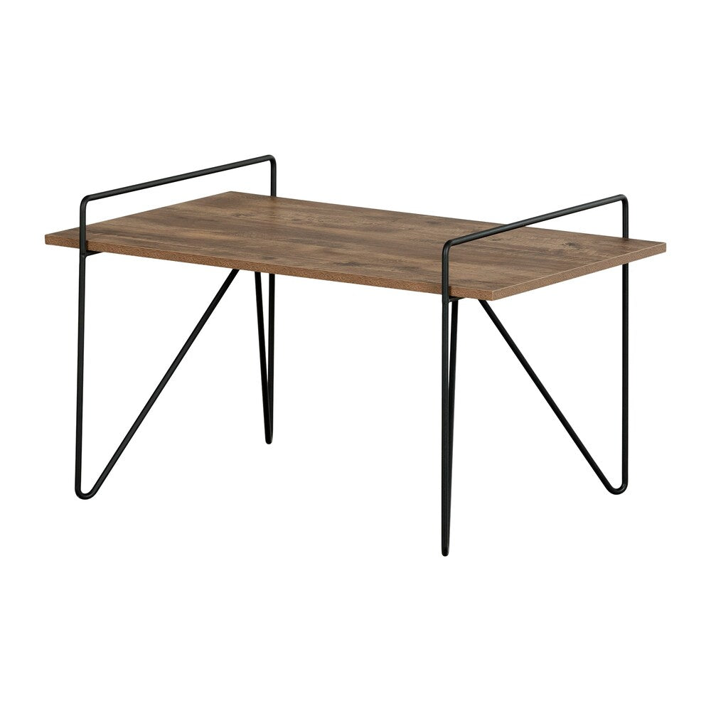 COFFEE TABLE IN BROWN OAK