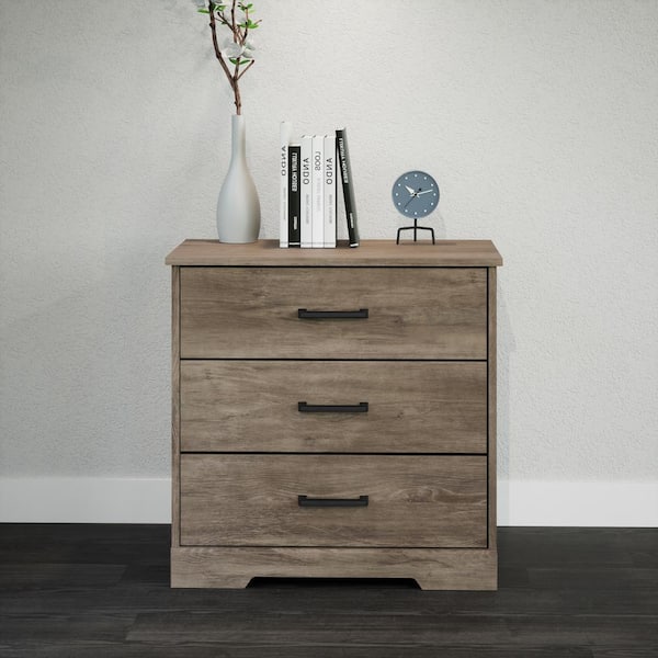 Prairie Nightstand, Weathered Oak