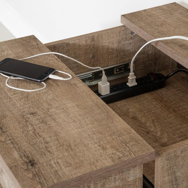 Prairie Nightstand, Weathered Oak