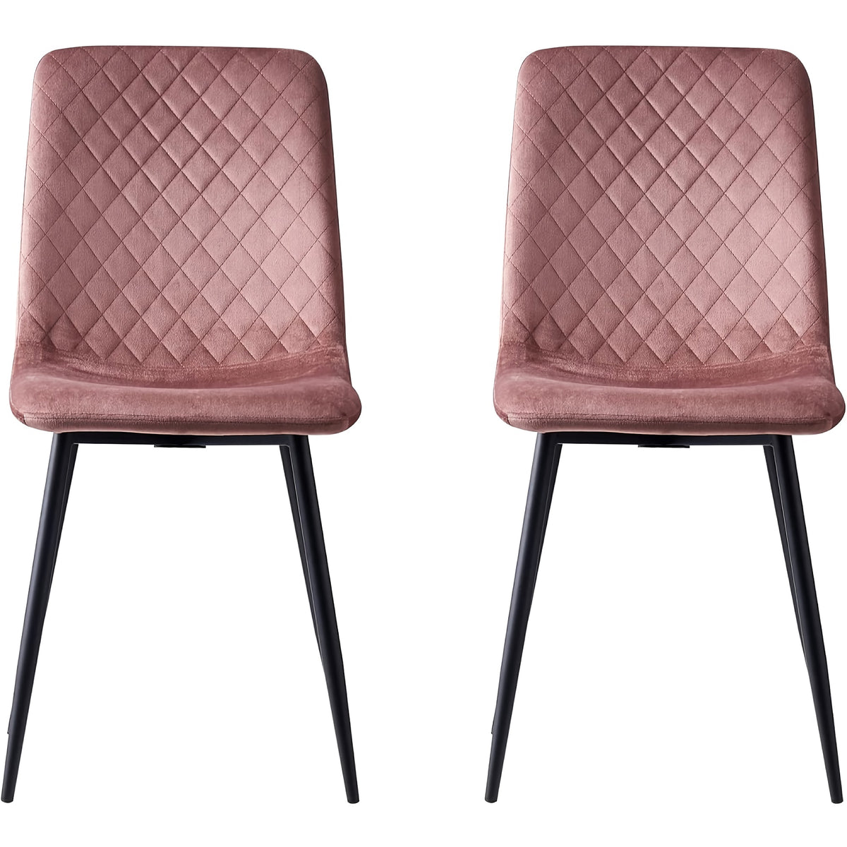 4 SET VELVET DINING CHAIRS SET