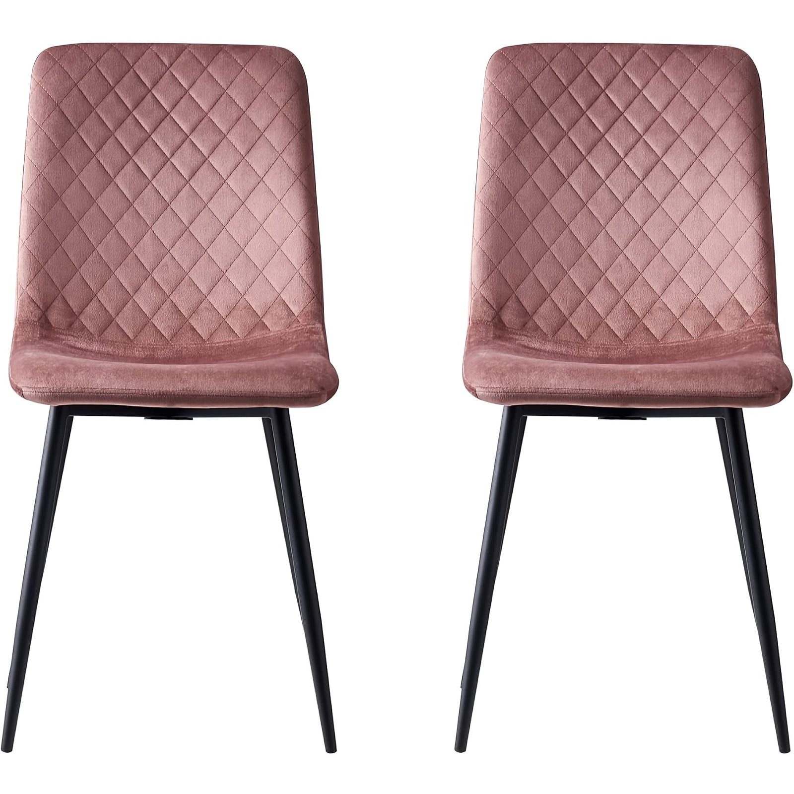 4 SET VELVET DINING CHAIRS SET