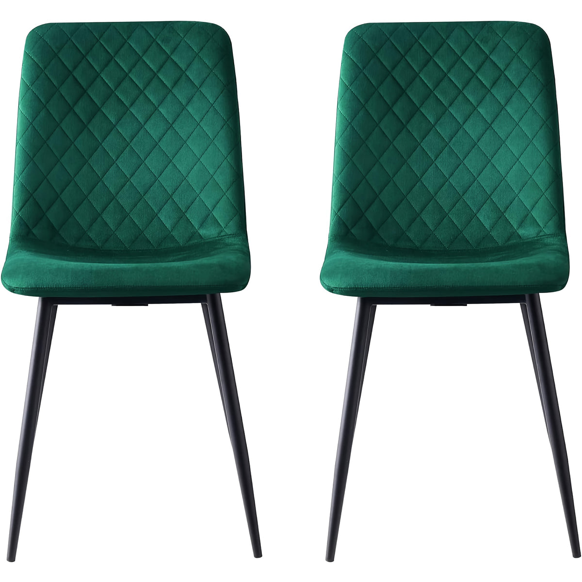 4 SET VELVET DINING CHAIRS SET