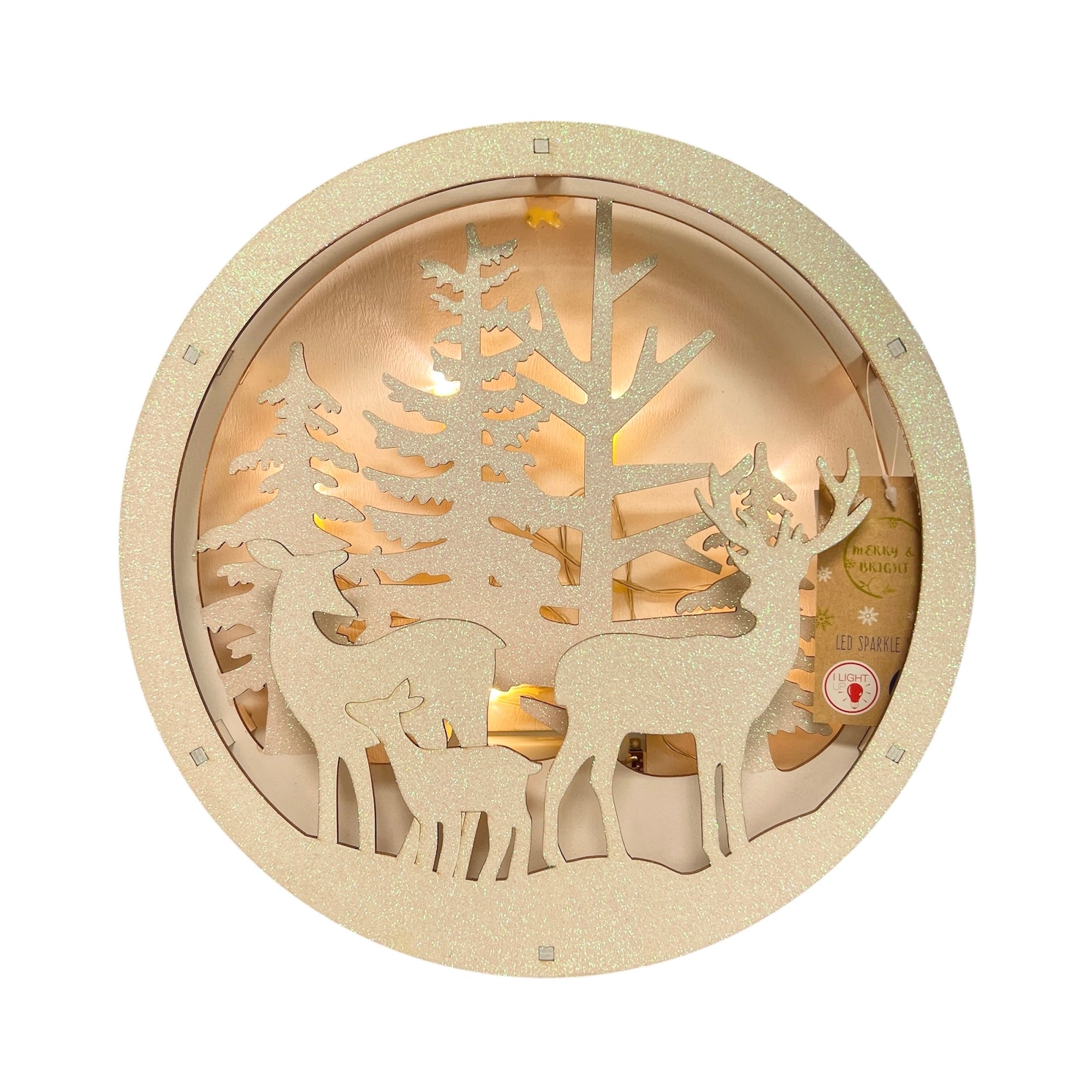 2PCS LED SPARKLE SCENE
