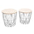 SET OF 2 NESTING END TABLES