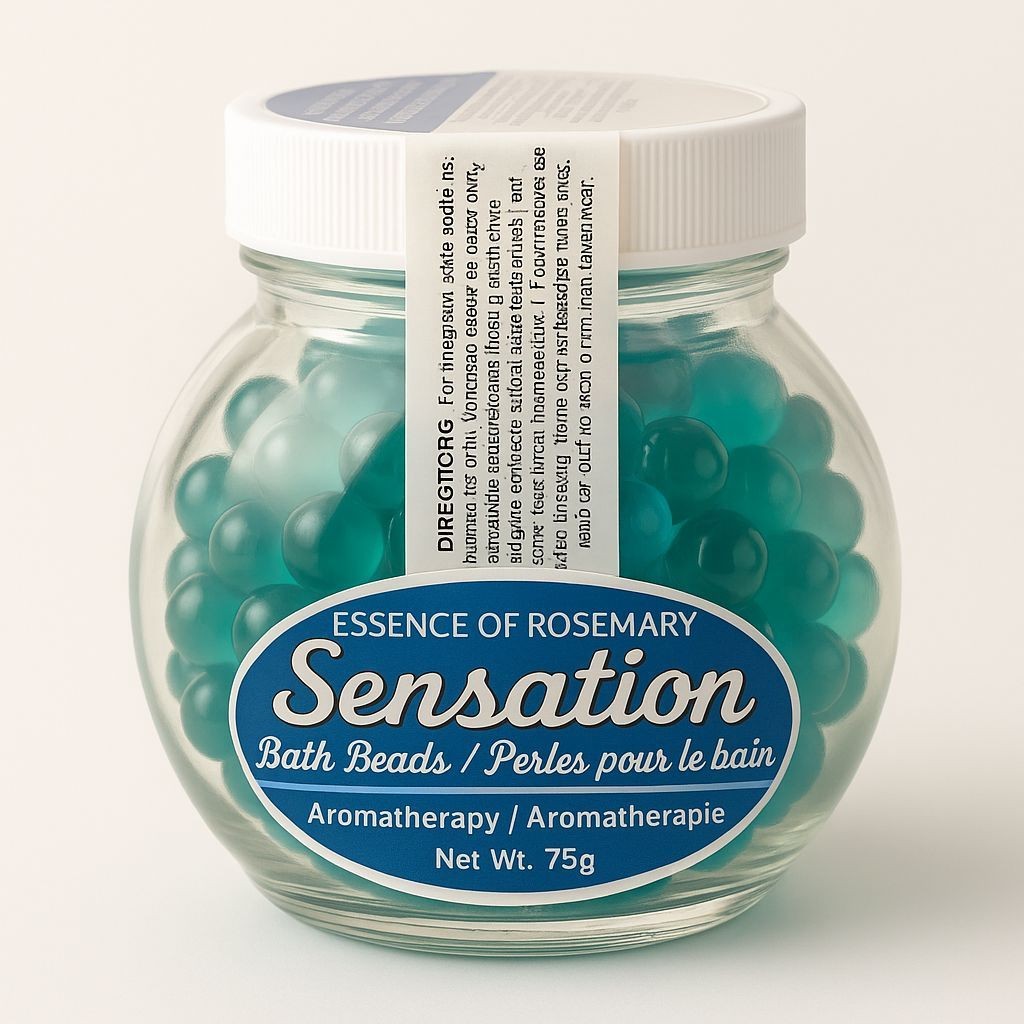ESSENCE OF ROSEMARY BATH BEADS - 12 PER BOX