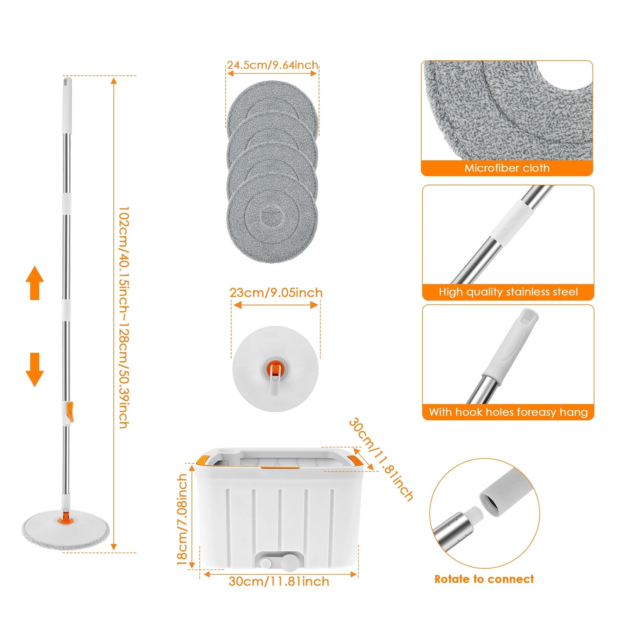 SPIN MOP BUCKET SET