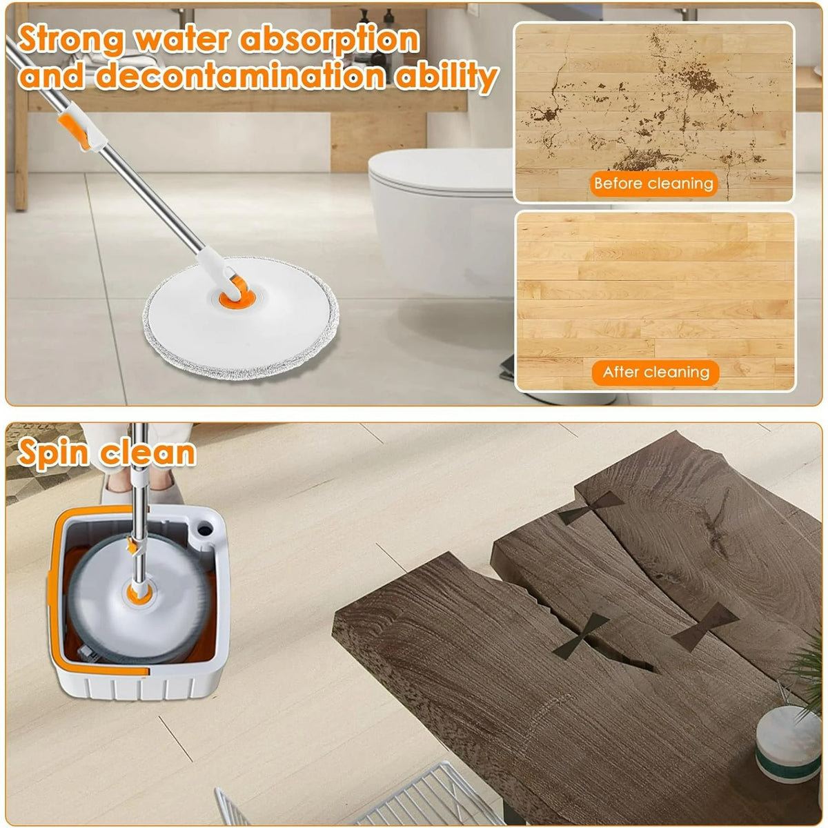 SPIN MOP BUCKET SET