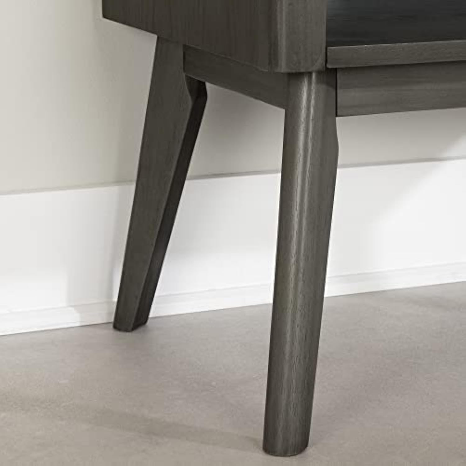 1-Drawer Wood Veneer Nightstand